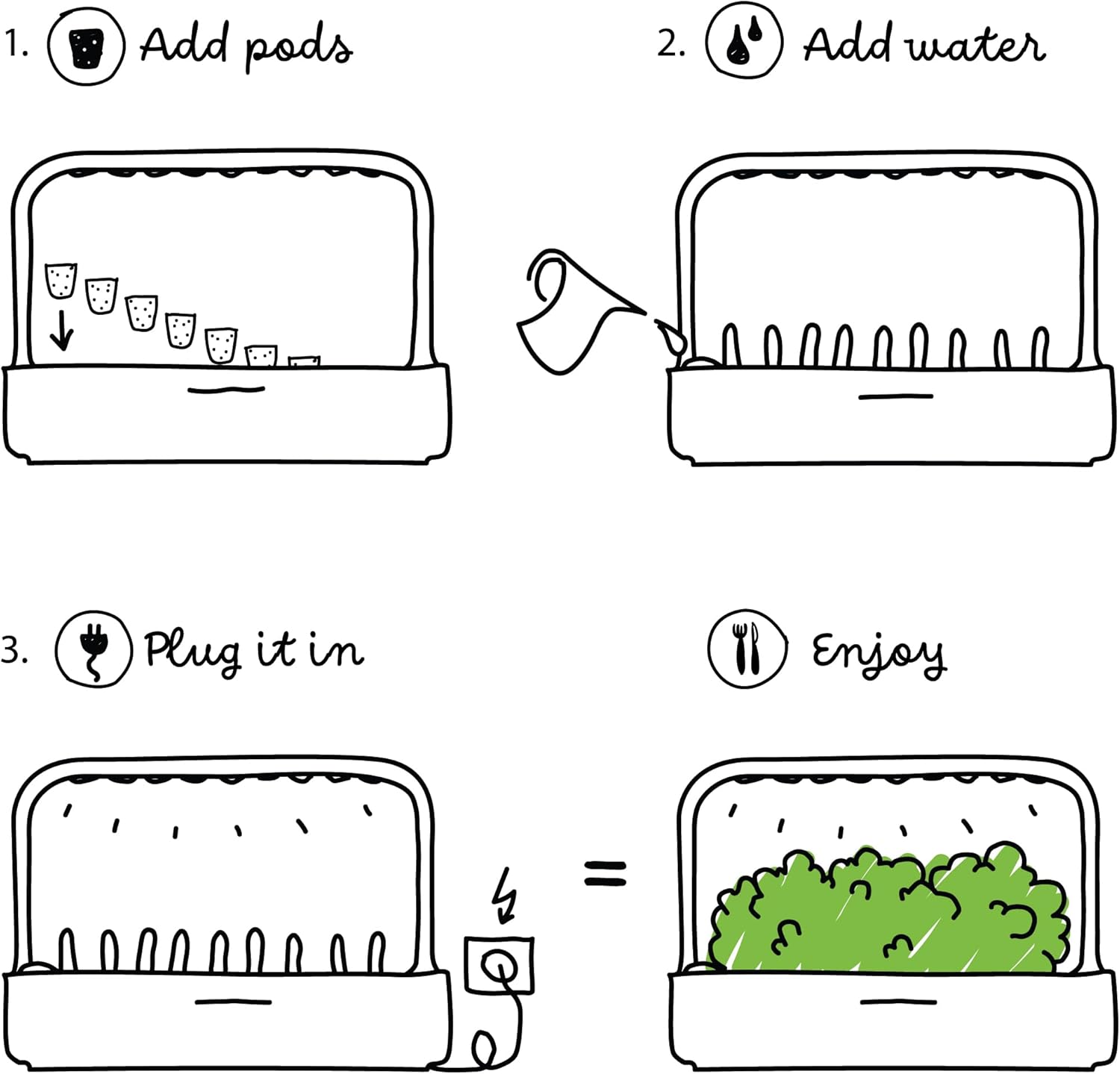 Click & Grow Smart Garden - Orto da Interno 9 Capsule - immagine 2