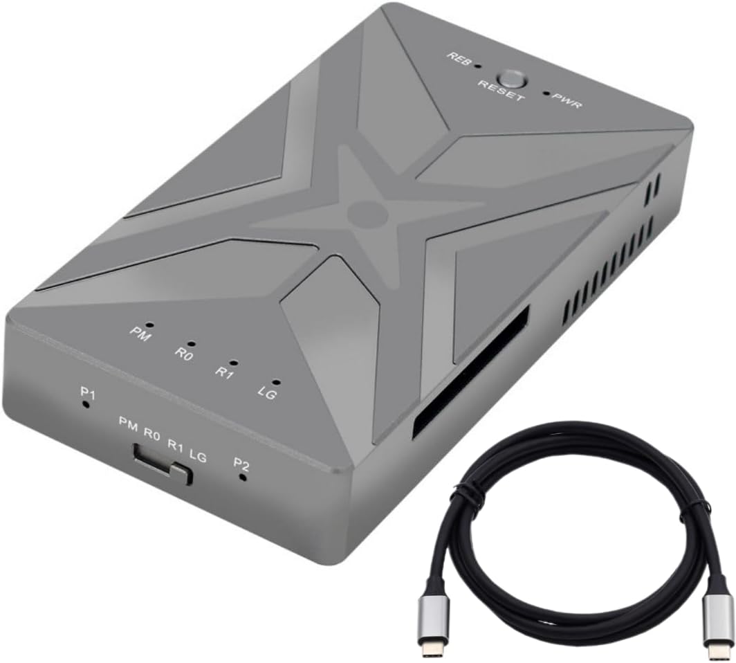 CY Adattatore M.2 a USB C Dual NVME NGFF M-Key 20Gbps - immagine 1