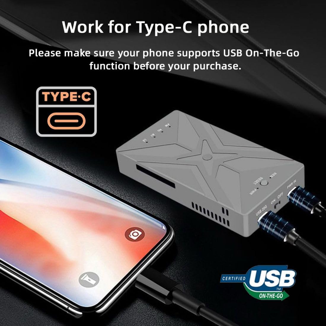 CY Adattatore M.2 a USB C Dual NVME NGFF M-Key 20Gbps - immagine 5