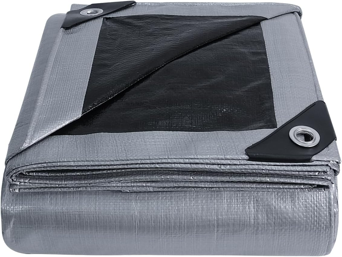 Covall Telo Telone Occhiellato Bicolore 140g/m² (4x5m) - immagine 2