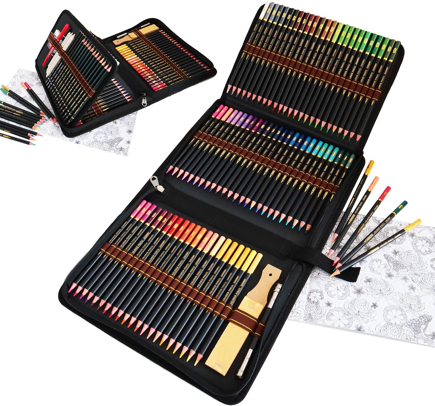 Matite Colorate Artistico Kit per Schizzo e Disegno 72 Colori | Majoart ...