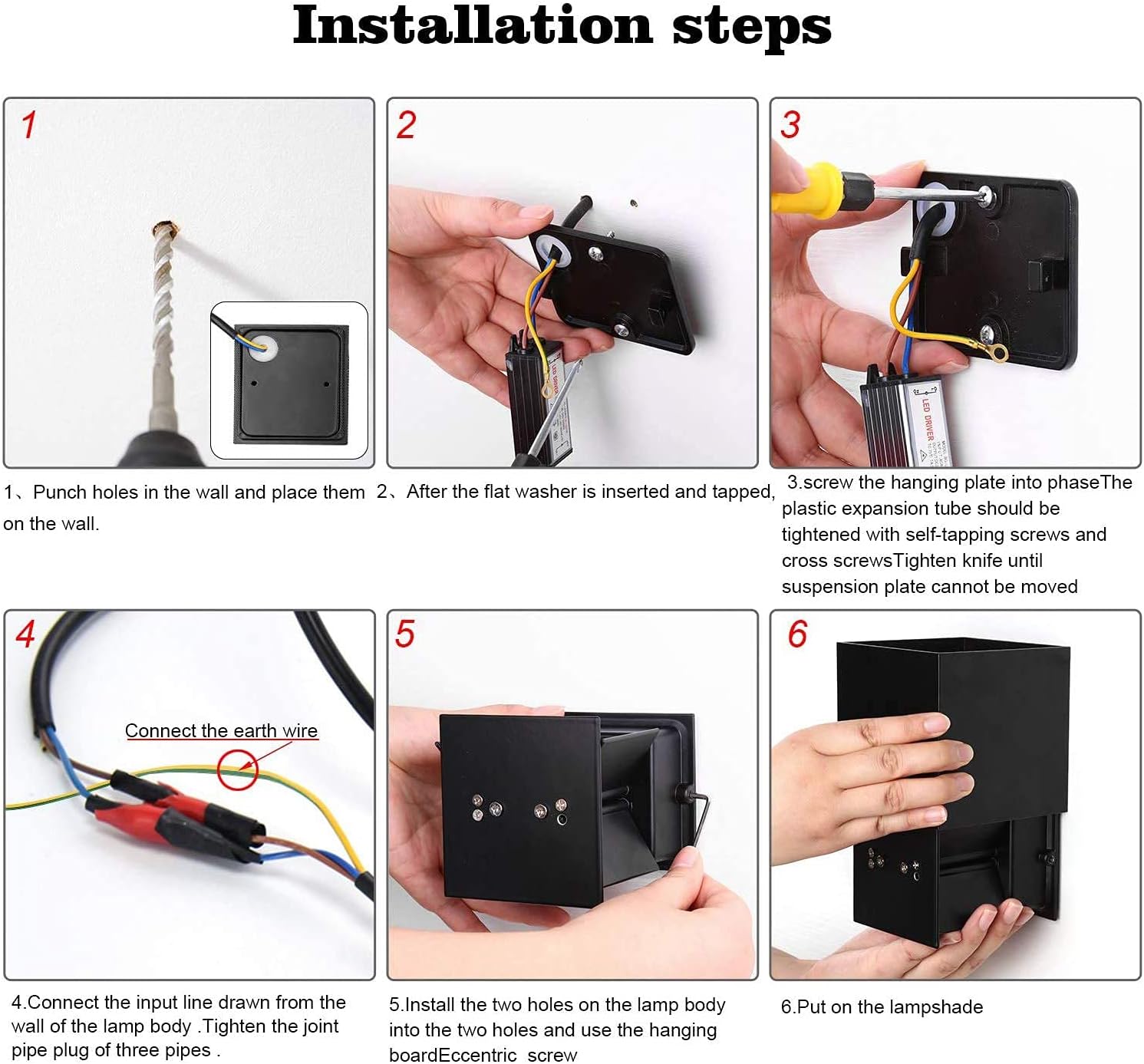 Fupe 2 Applique da Parete LED 6W 4000K, Bianco - immagine 9