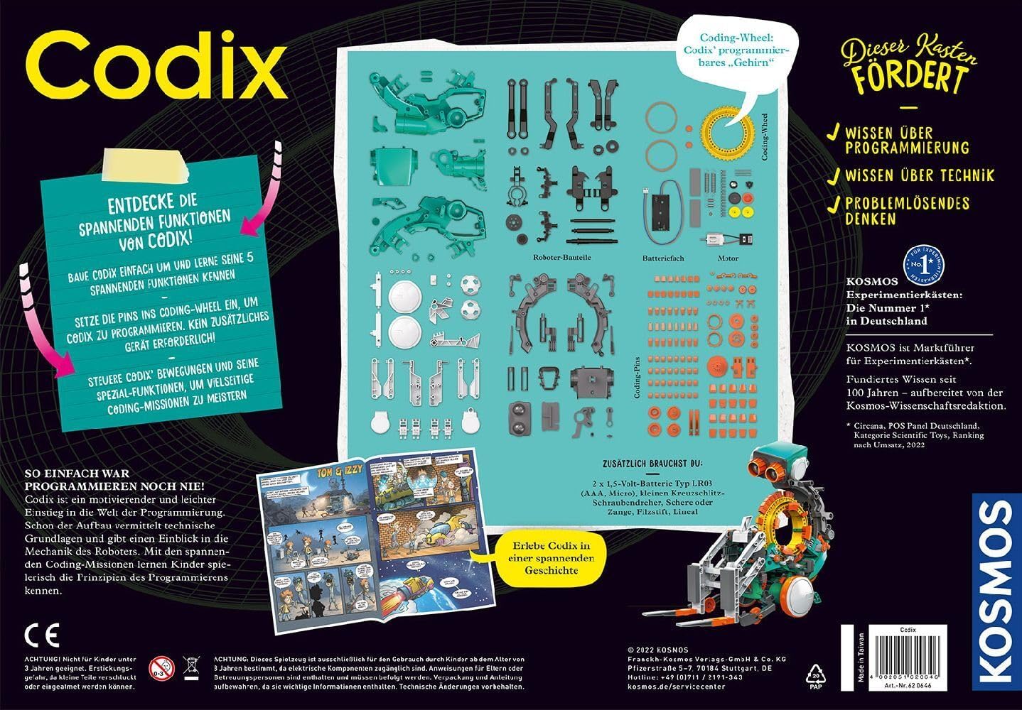 Kosmos-Codix - Robot Meccanico per Coding - immagine 9