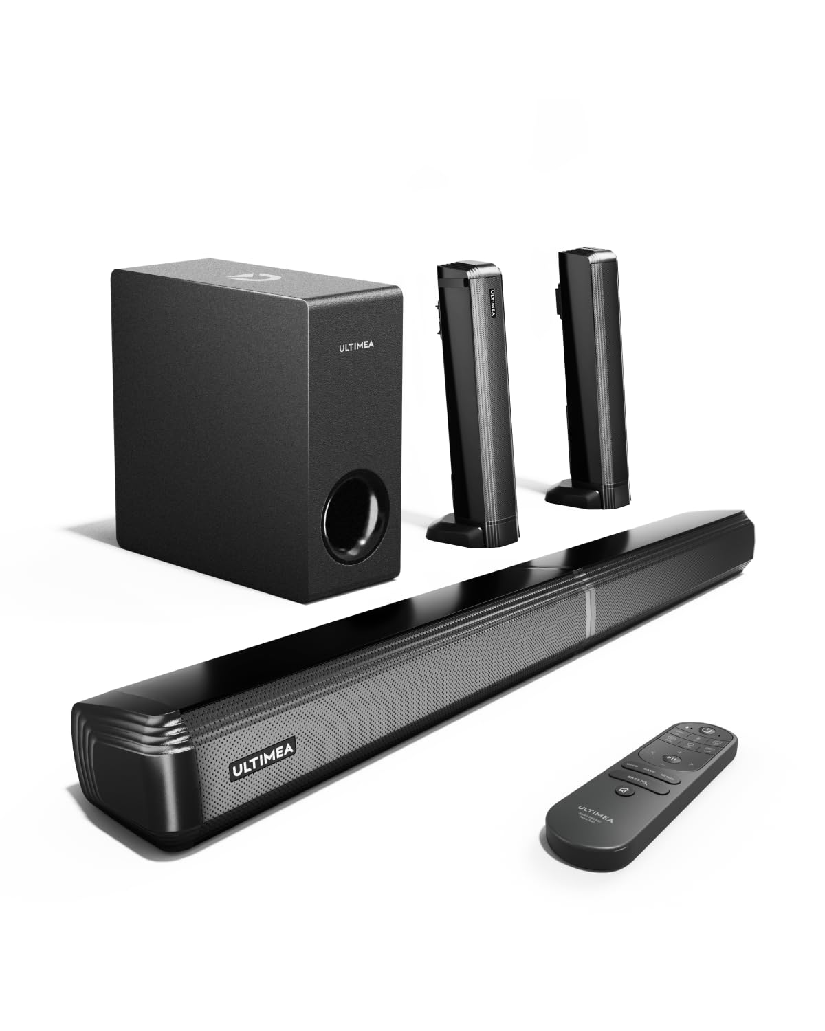 Ultimea 4.1ch Barre Audio per TV con Subwoofer, Apollo S50