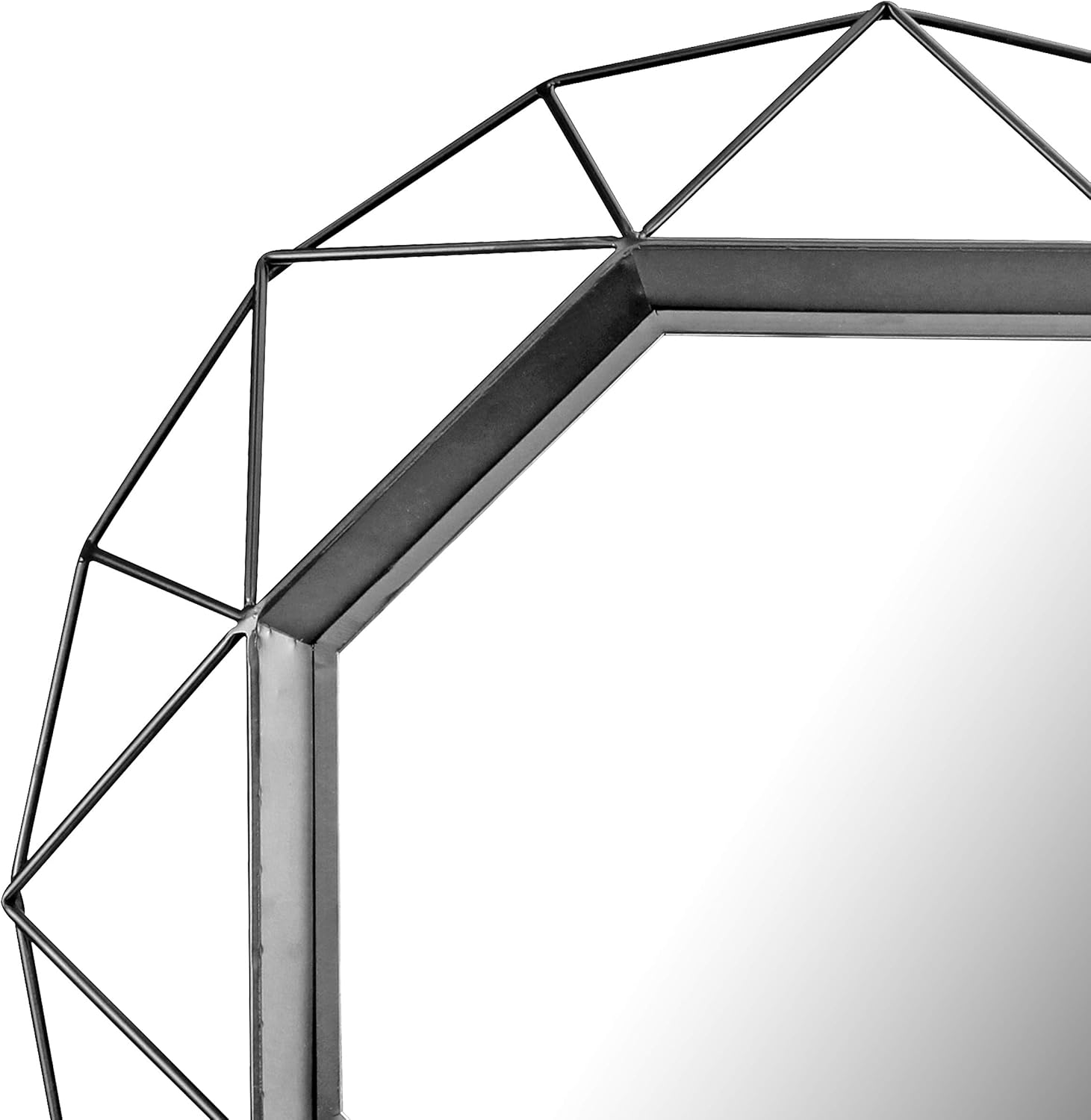 Stonebriar Specchio Decorativo da Parete con Cornice Nera - immagine 4