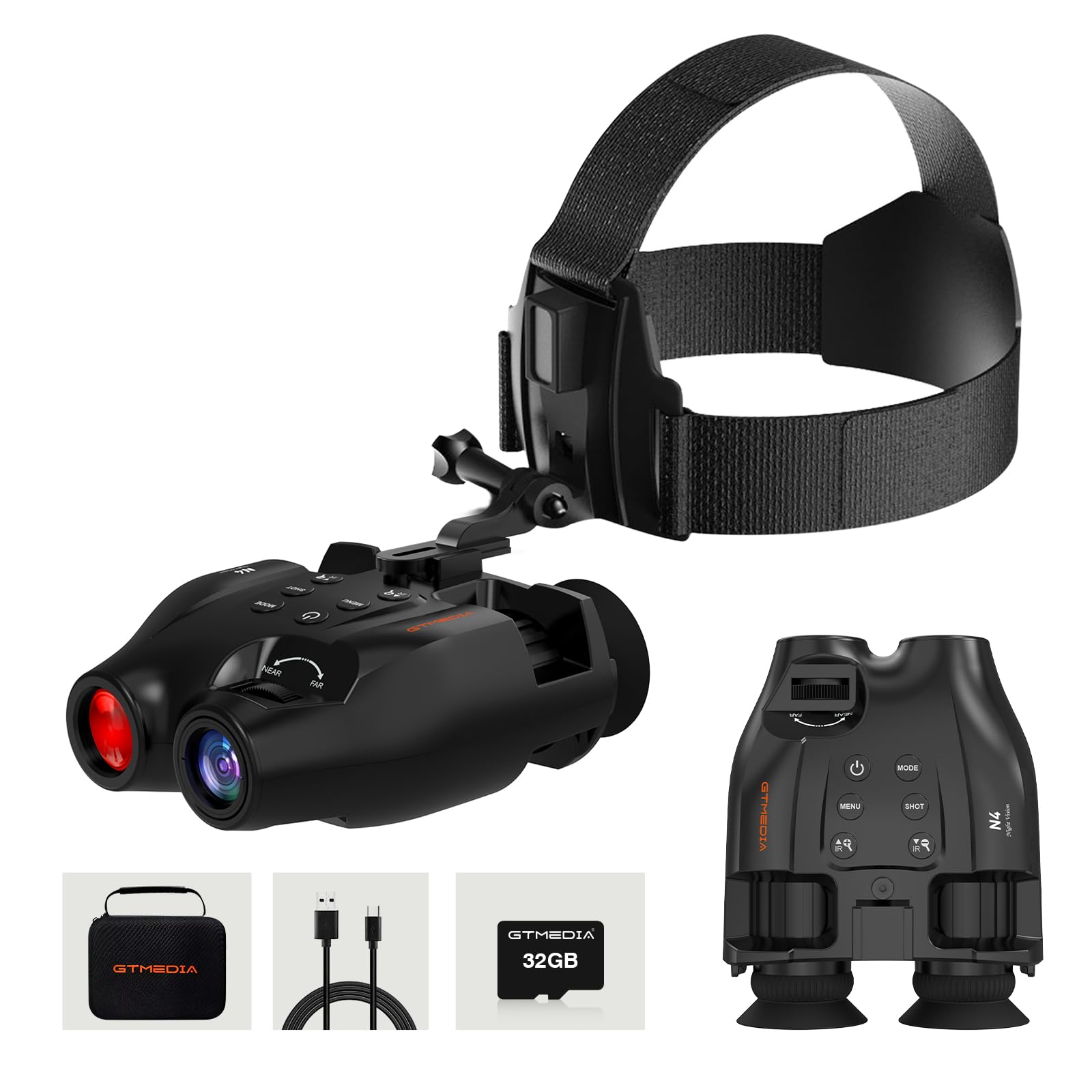 Binocolo Visore Notturno 300m FHD 1080p