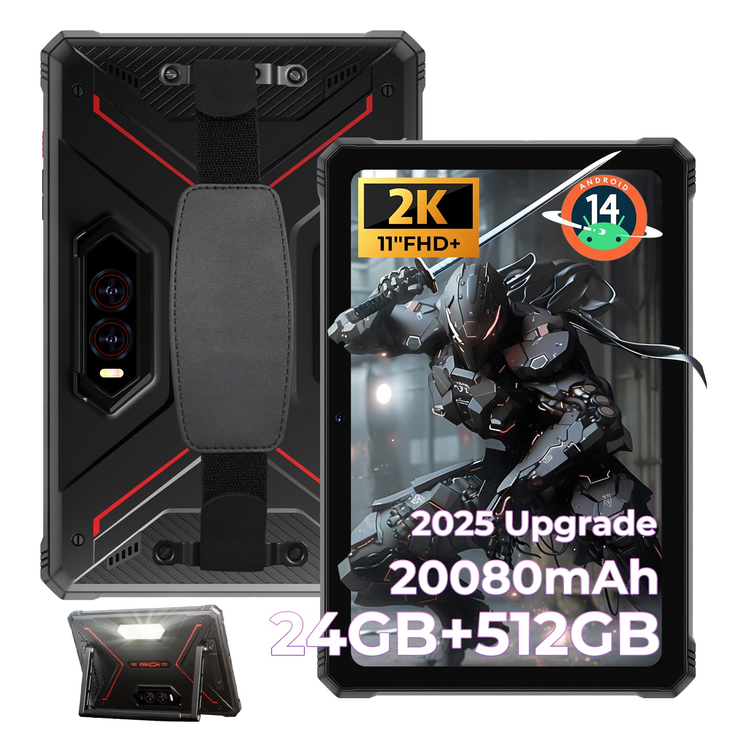 Hotwav R9 Plus 2025 Rugged Tablet 11 Pollici Android 14