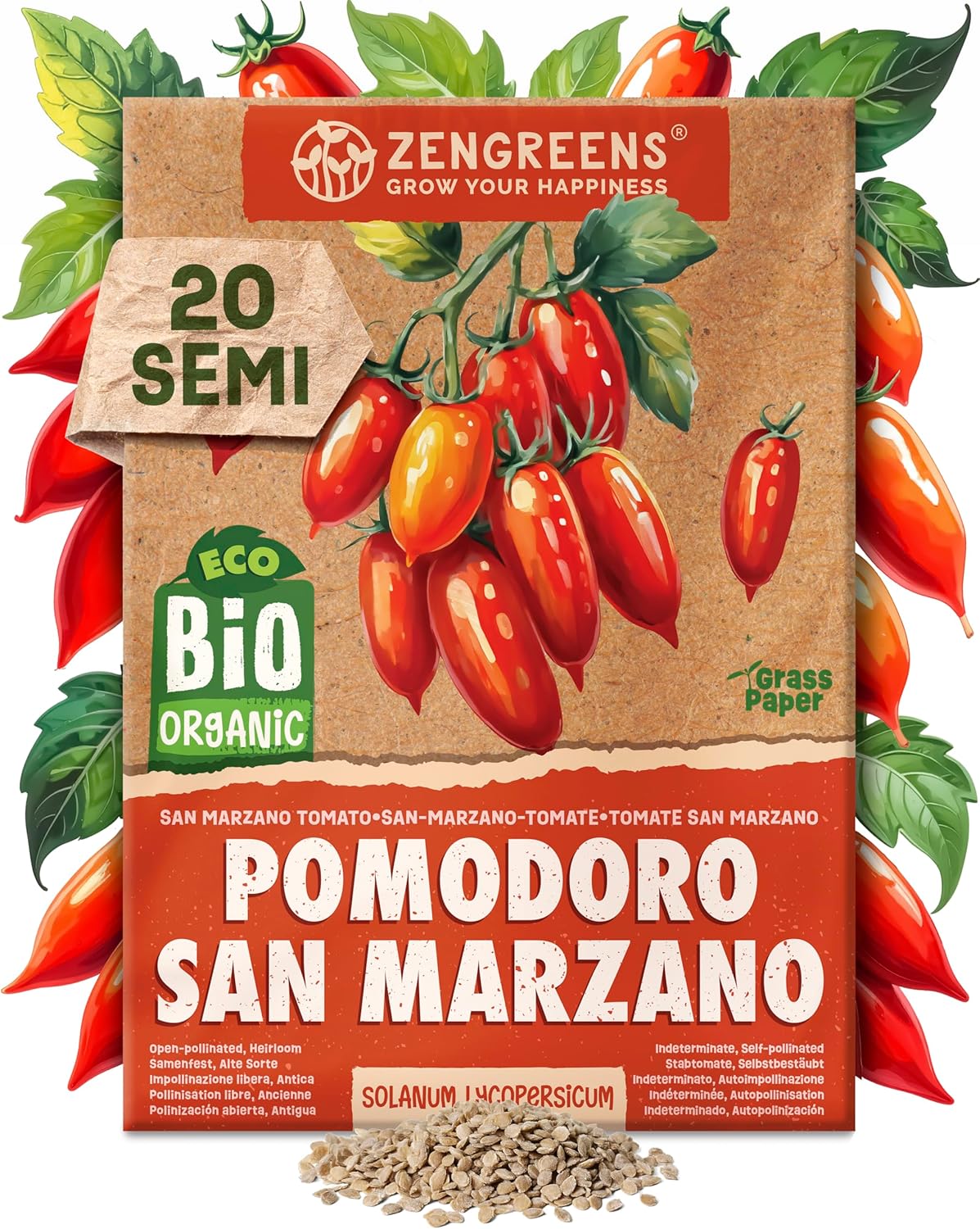 Set di Semi Bio Erbe Aromatiche e Ortaggi (100 pezzi) - immagine 18