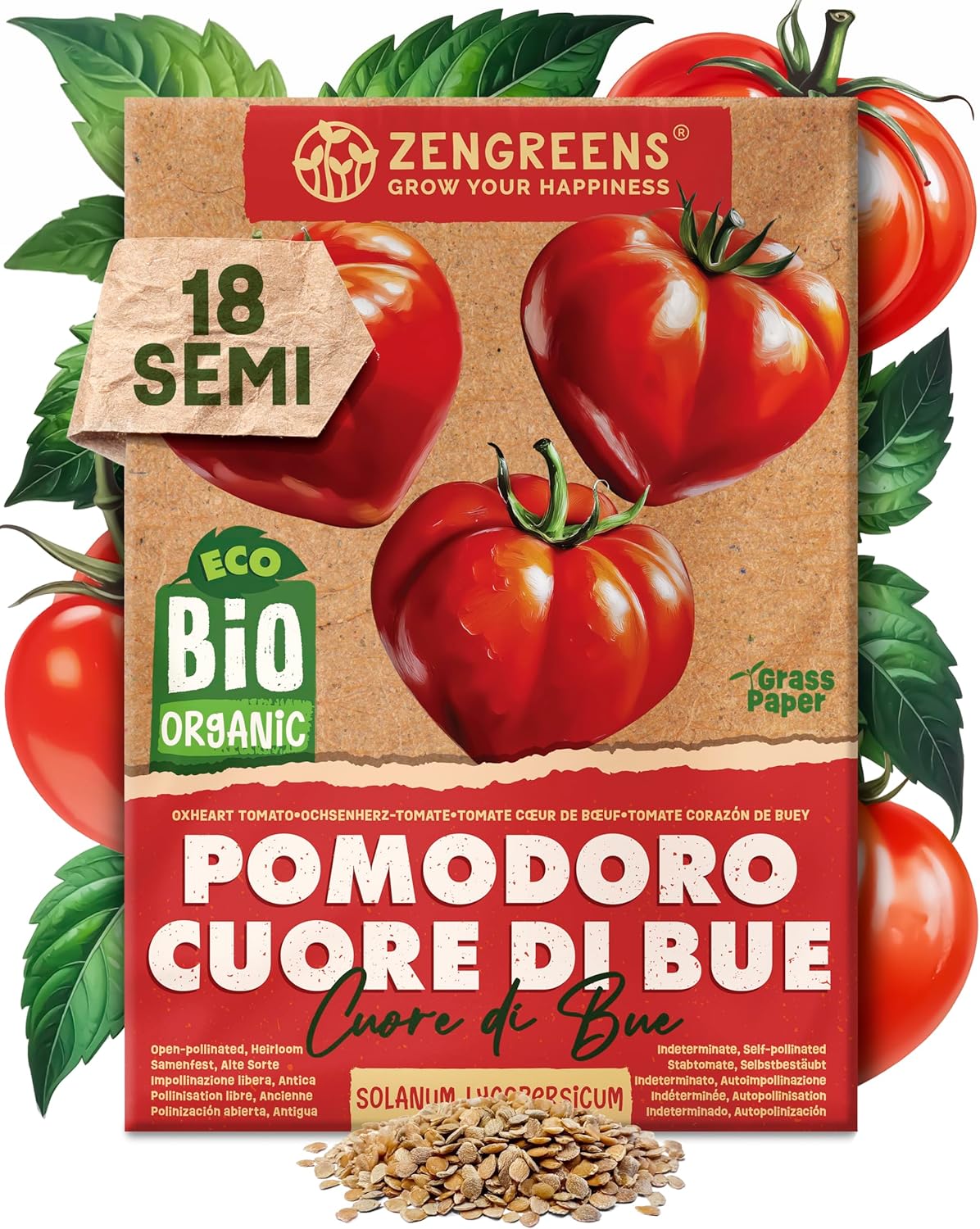 Set di Semi Bio Erbe Aromatiche e Ortaggi (100 pezzi) - immagine 19