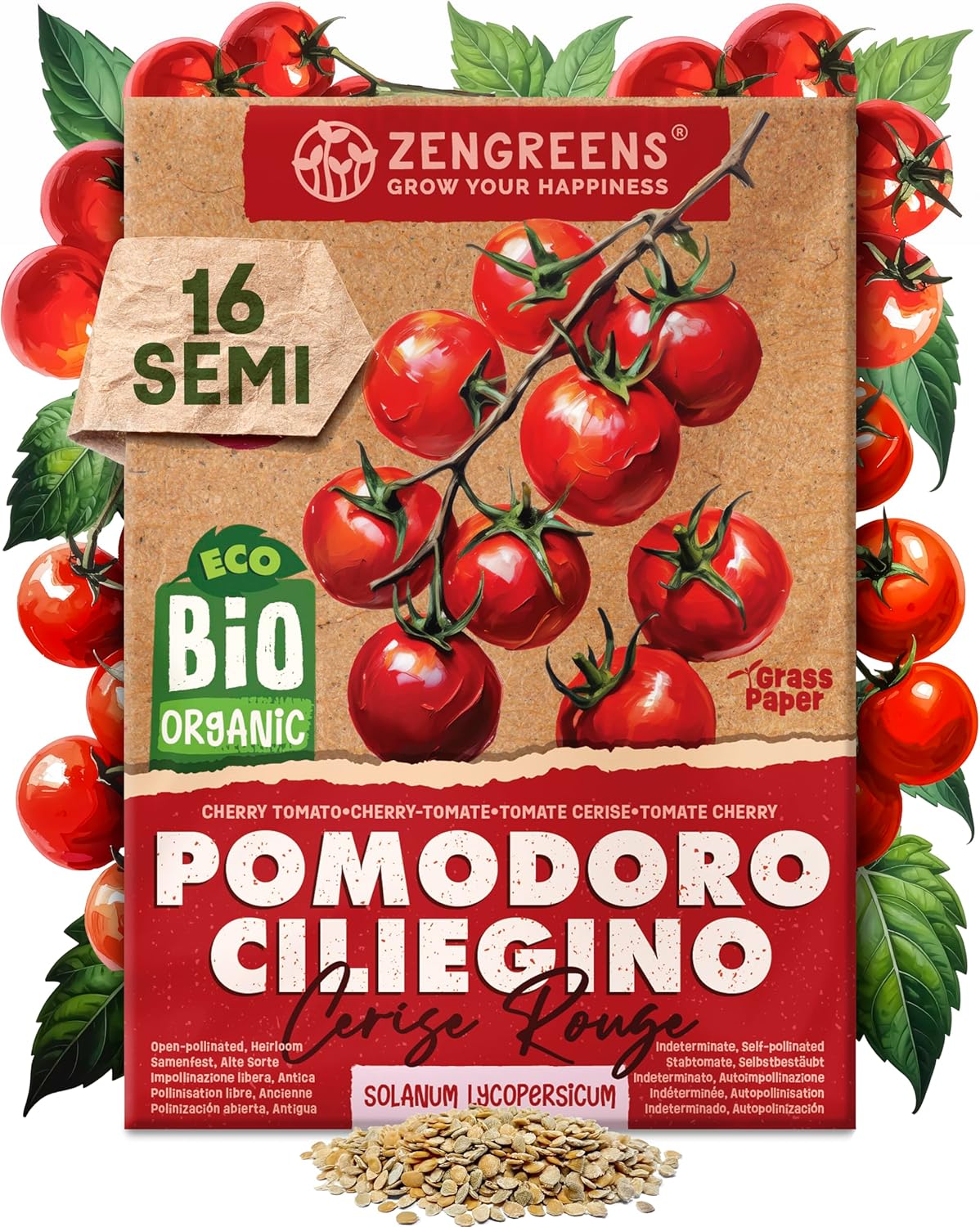 Set di Semi Bio Erbe Aromatiche e Ortaggi (100 pezzi) - immagine 20