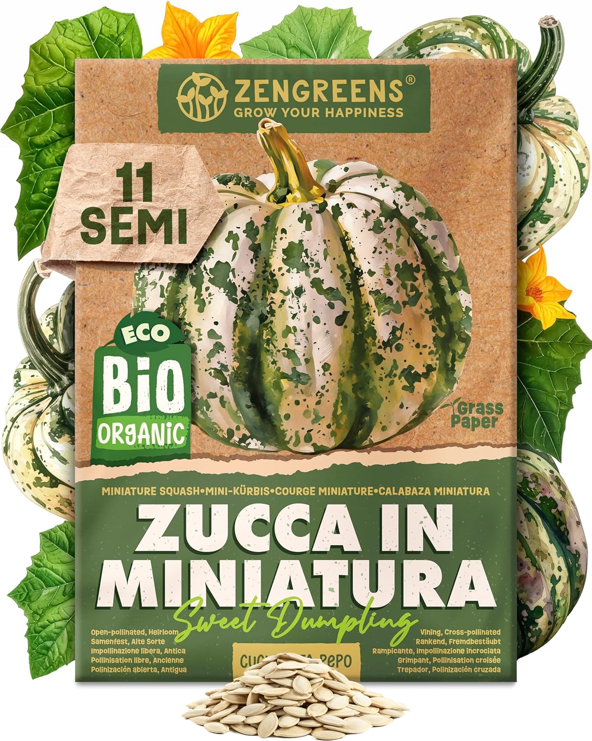 Set di Semi Bio Erbe Aromatiche e Ortaggi (100 pezzi) - immagine 28