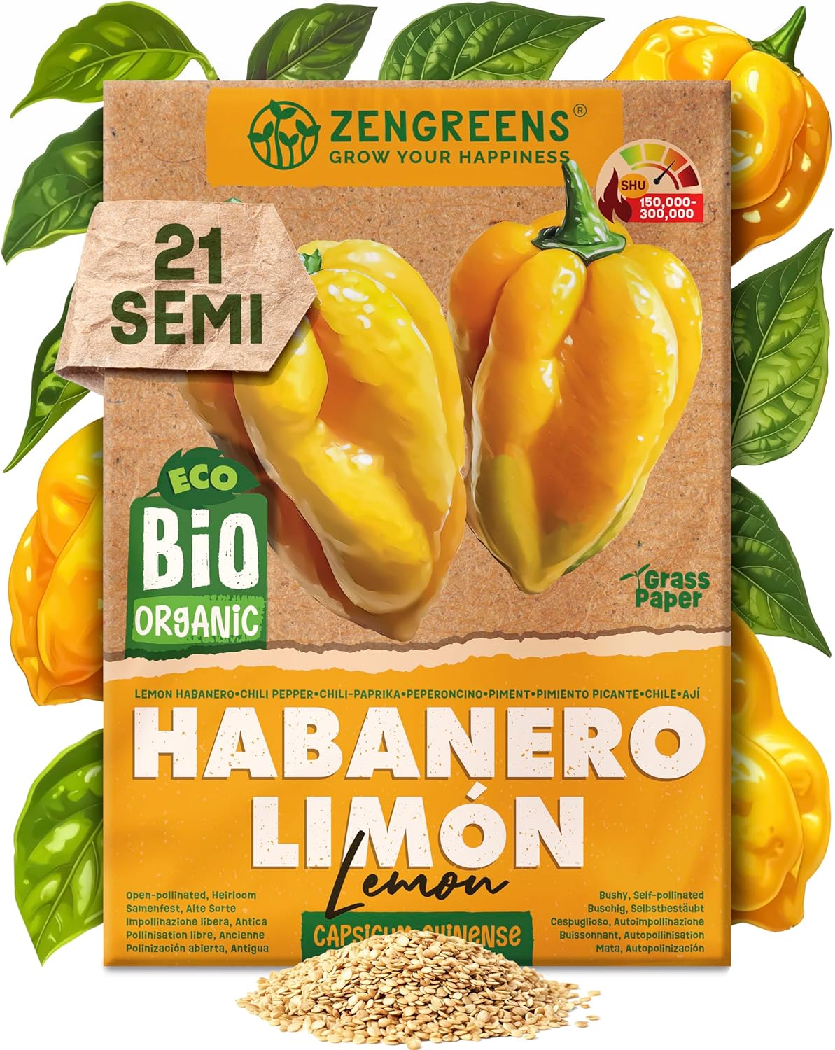 Set di Semi Bio Erbe Aromatiche e Ortaggi (100 pezzi) - immagine 32