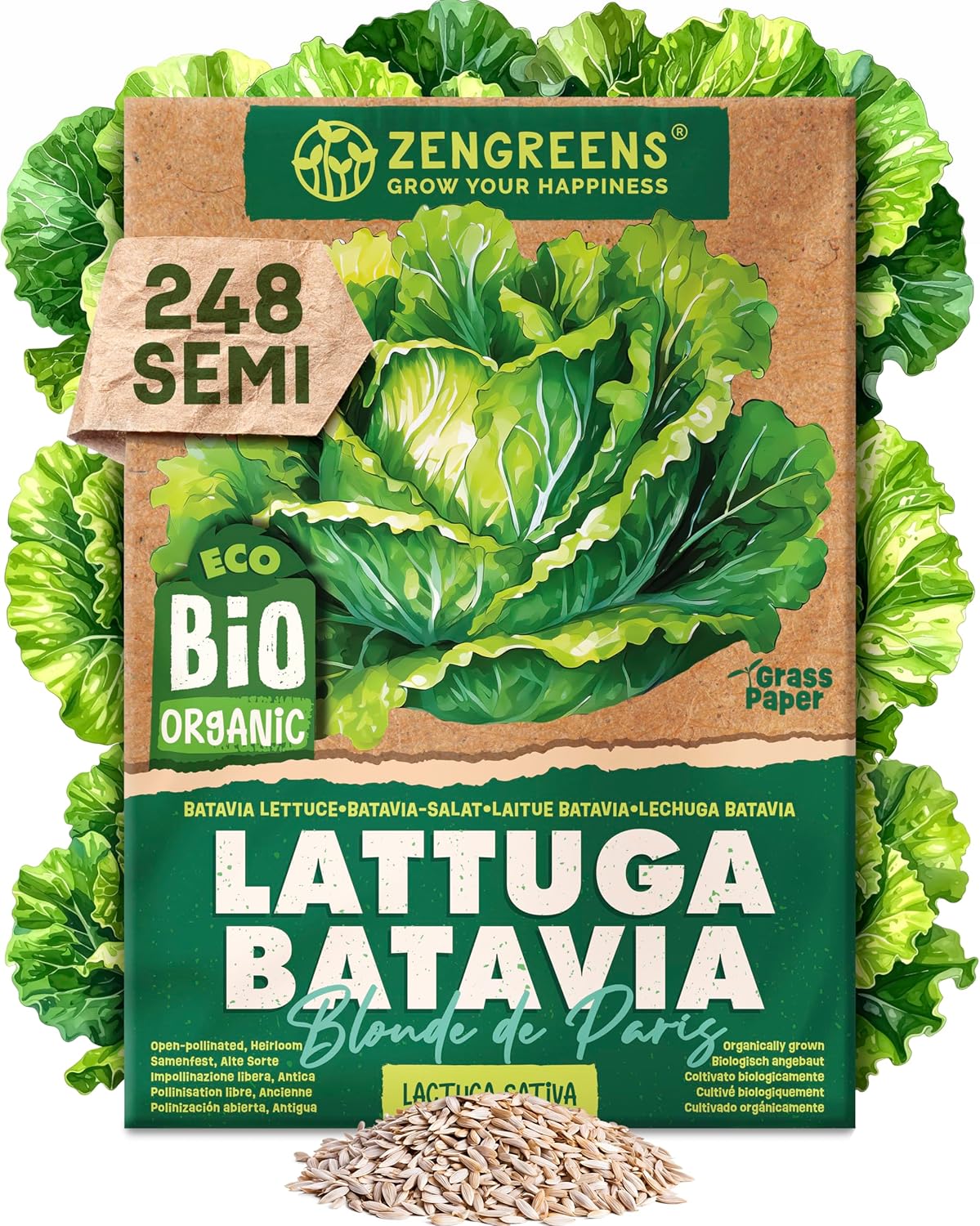 Set di Semi Bio Erbe Aromatiche e Ortaggi (100 pezzi) - immagine 35