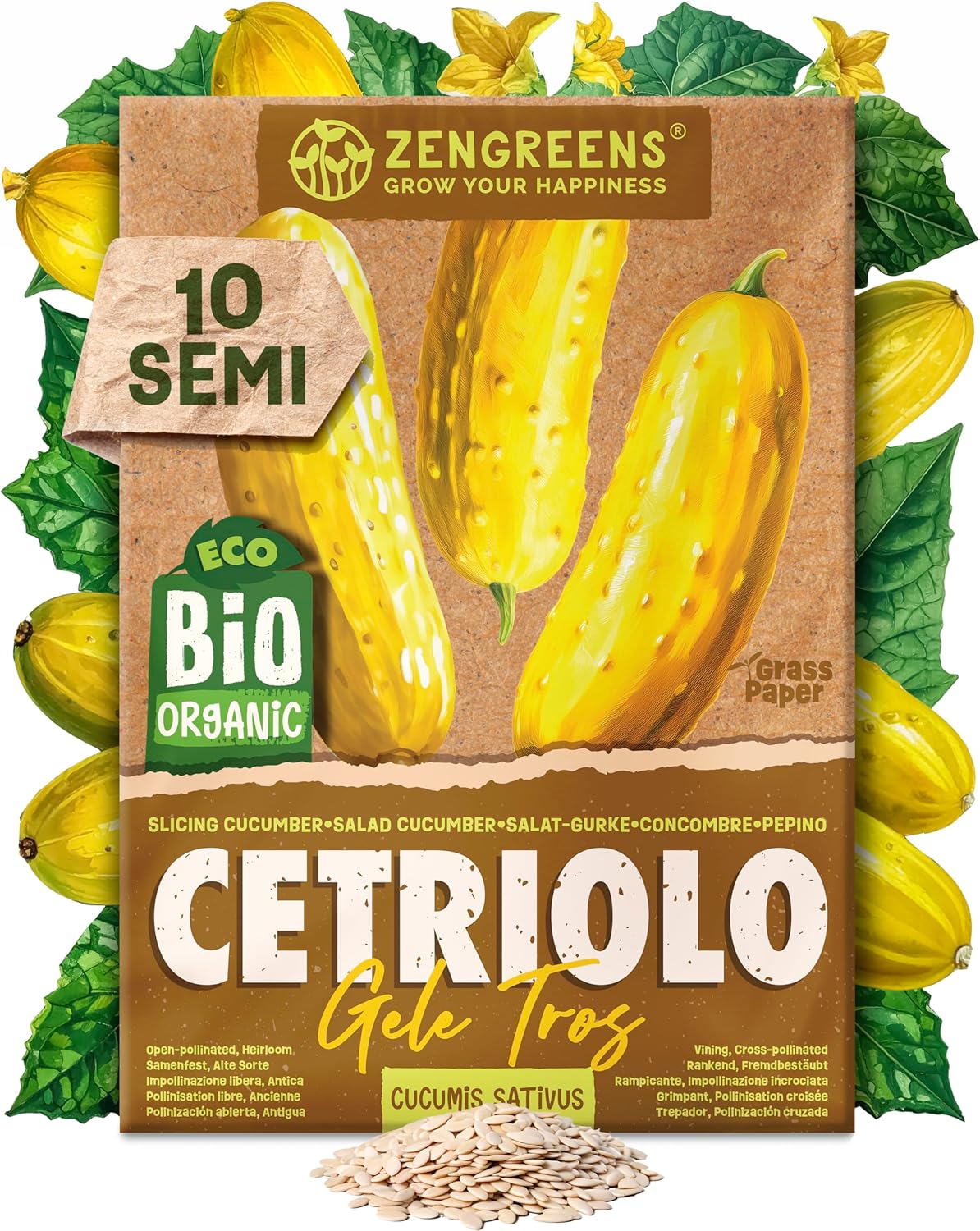 Set di Semi Bio Erbe Aromatiche e Ortaggi (100 pezzi) - immagine 46