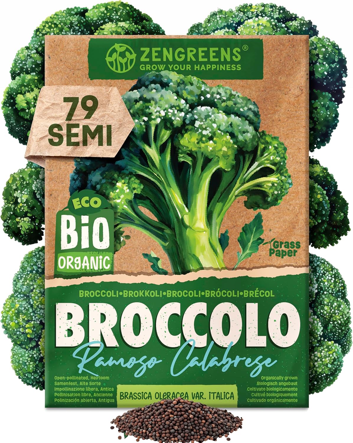 Set di Semi Bio Erbe Aromatiche e Ortaggi (100 pezzi) - immagine 48