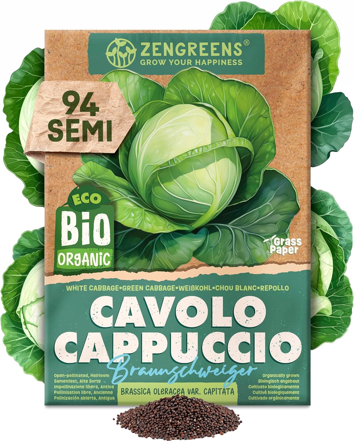 Set di Semi Bio Erbe Aromatiche e Ortaggi (100 pezzi) - immagine 50