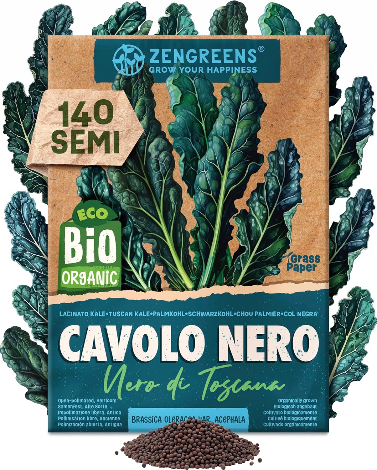 Set di Semi Bio Erbe Aromatiche e Ortaggi (100 pezzi) - immagine 51