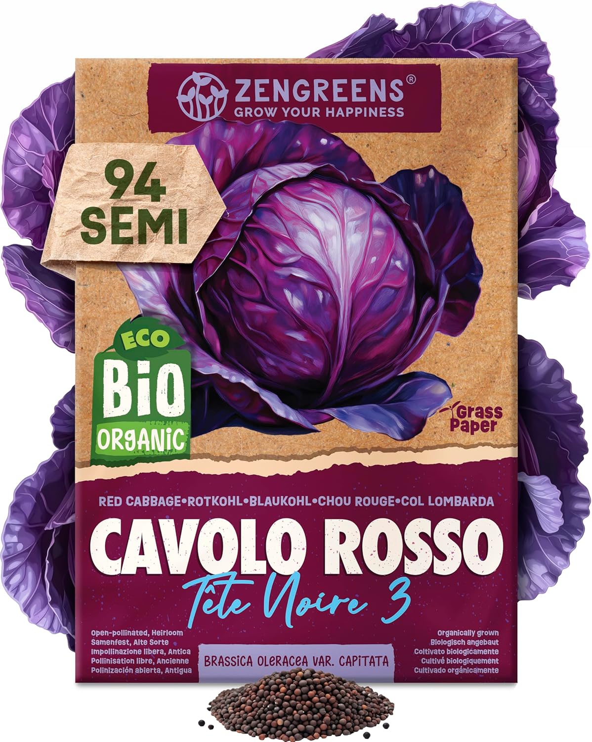 Set di Semi Bio Erbe Aromatiche e Ortaggi (100 pezzi) - immagine 54