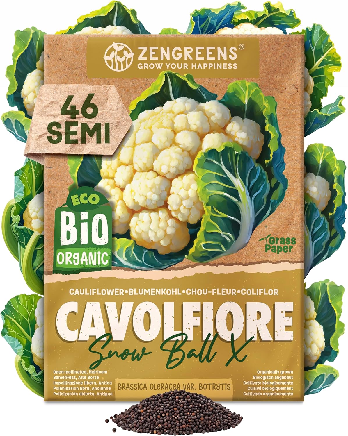 Set di Semi Bio Erbe Aromatiche e Ortaggi (100 pezzi) - immagine 56