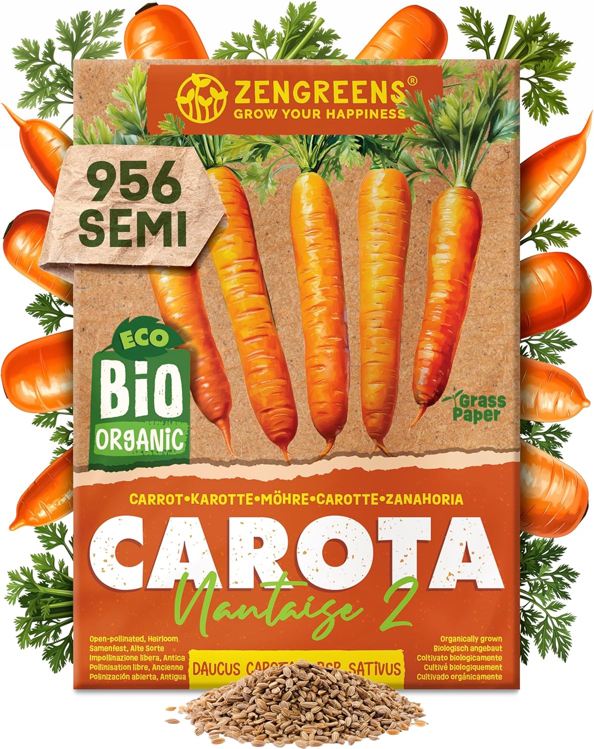 Set di Semi Bio Erbe Aromatiche e Ortaggi (100 pezzi) - immagine 63