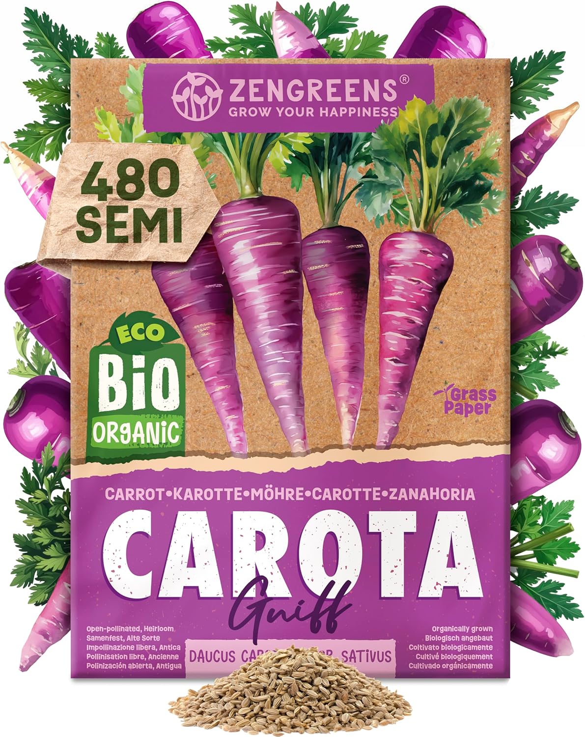 Set di Semi Bio Erbe Aromatiche e Ortaggi (100 pezzi) - immagine 64