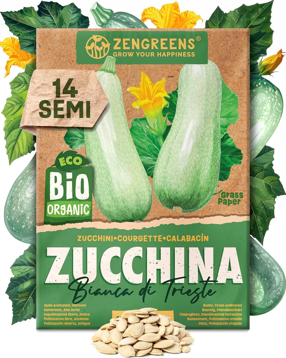 Set di Semi Bio Erbe Aromatiche e Ortaggi (100 pezzi) - immagine 70