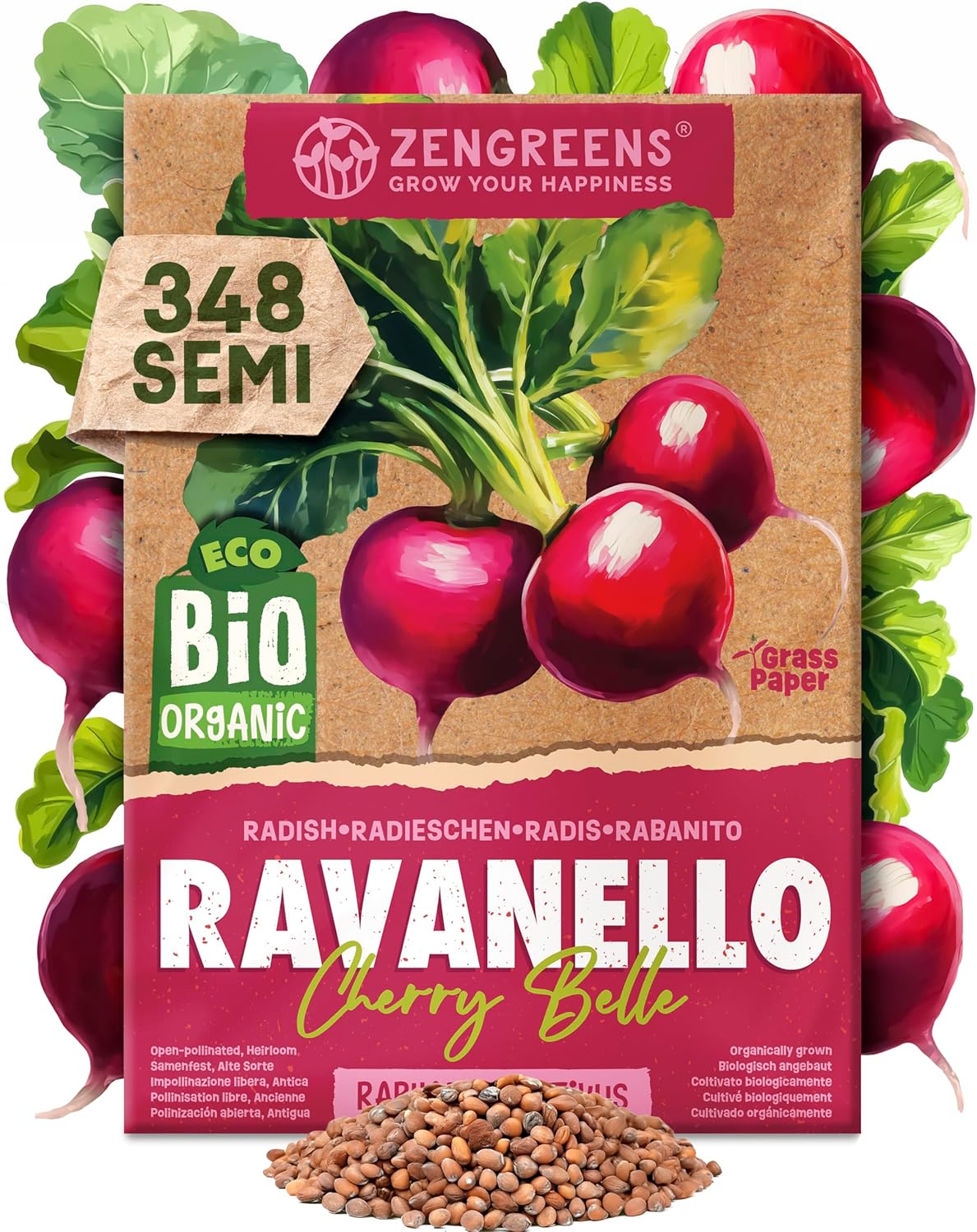 Set di Semi Bio Erbe Aromatiche e Ortaggi (100 pezzi) - immagine 72