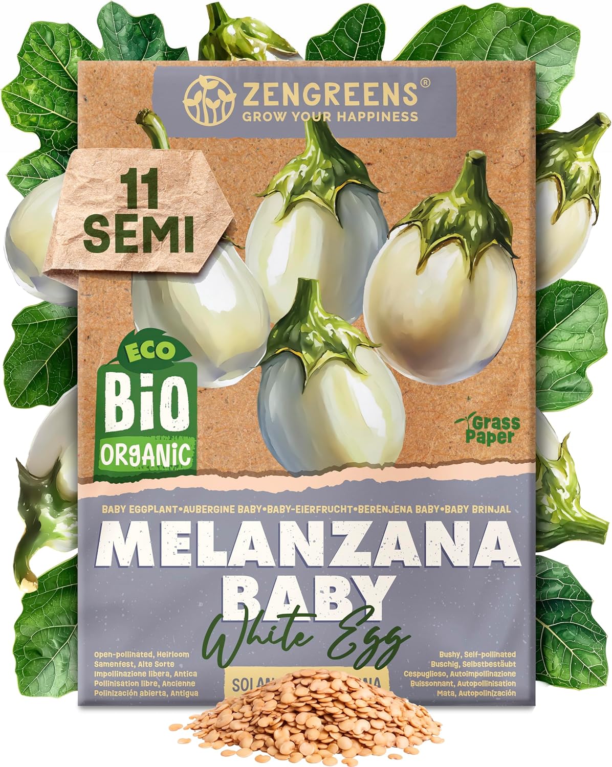 Set di Semi Bio Erbe Aromatiche e Ortaggi (100 pezzi) - immagine 82