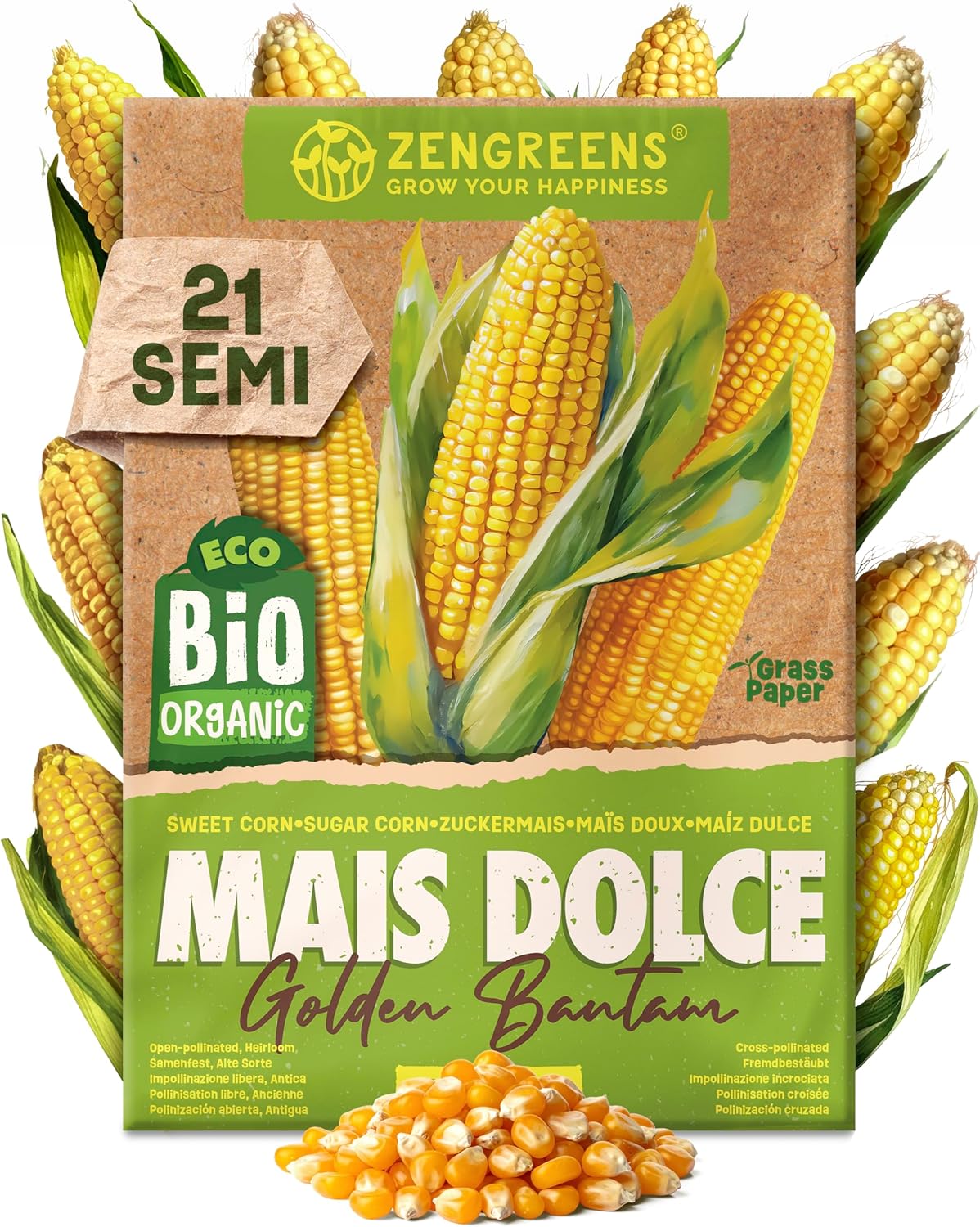 Set di Semi Bio Erbe Aromatiche e Ortaggi (100 pezzi) - immagine 88