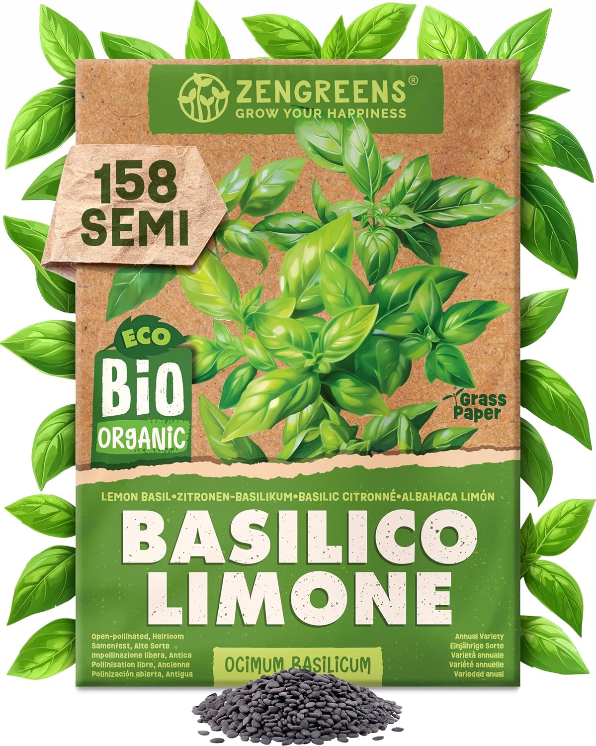 Set di Semi Bio Erbe Aromatiche e Ortaggi (100 pezzi) - immagine 94