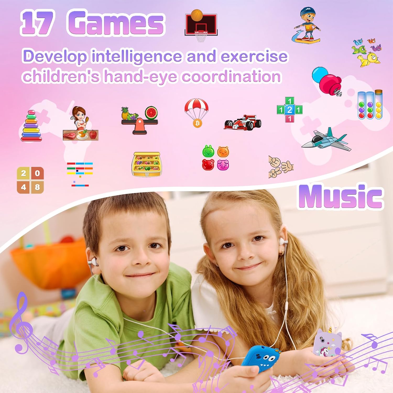 PTHTECHUS Smartphone Giocattolo Musicale Educativo - immagine 5