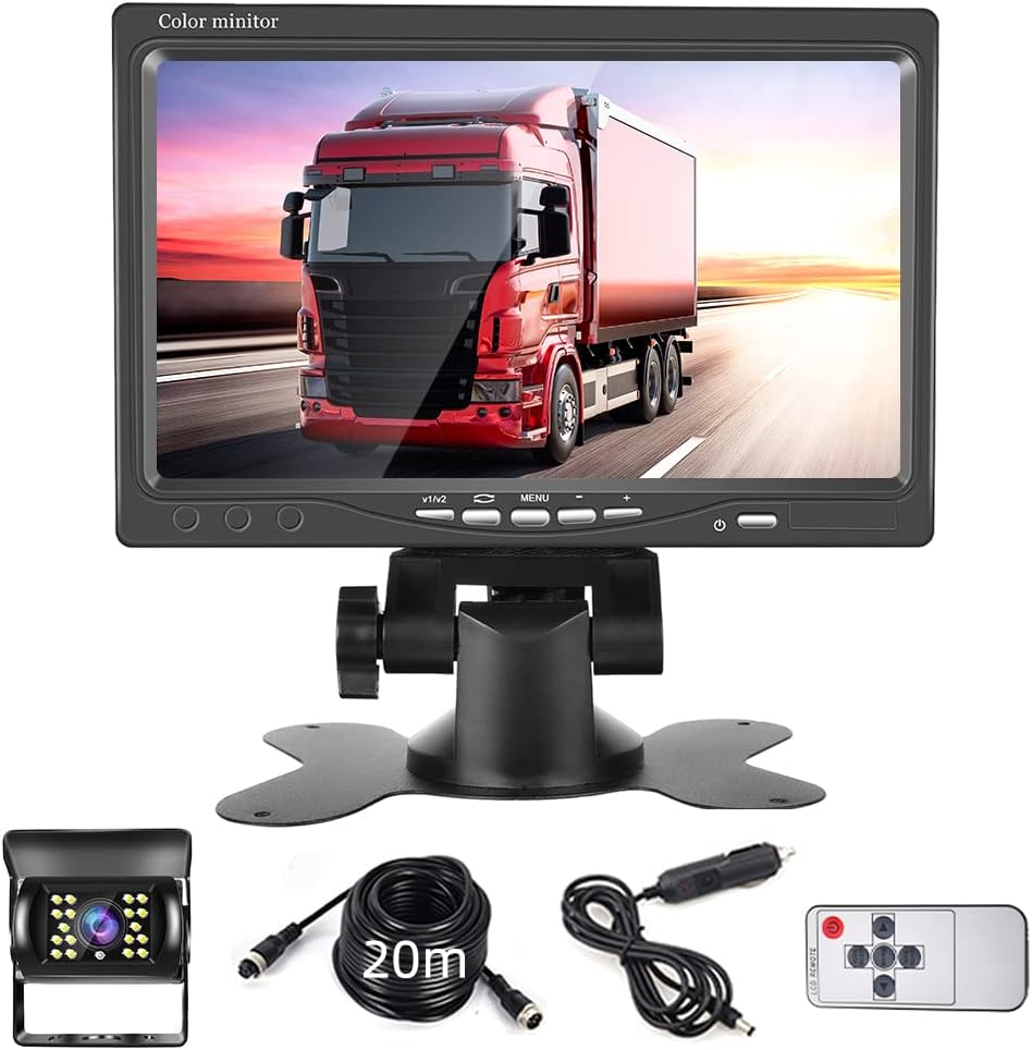 Kit Telecamera Retromarcia con Monitor HD 7 Pollici - immagine 1