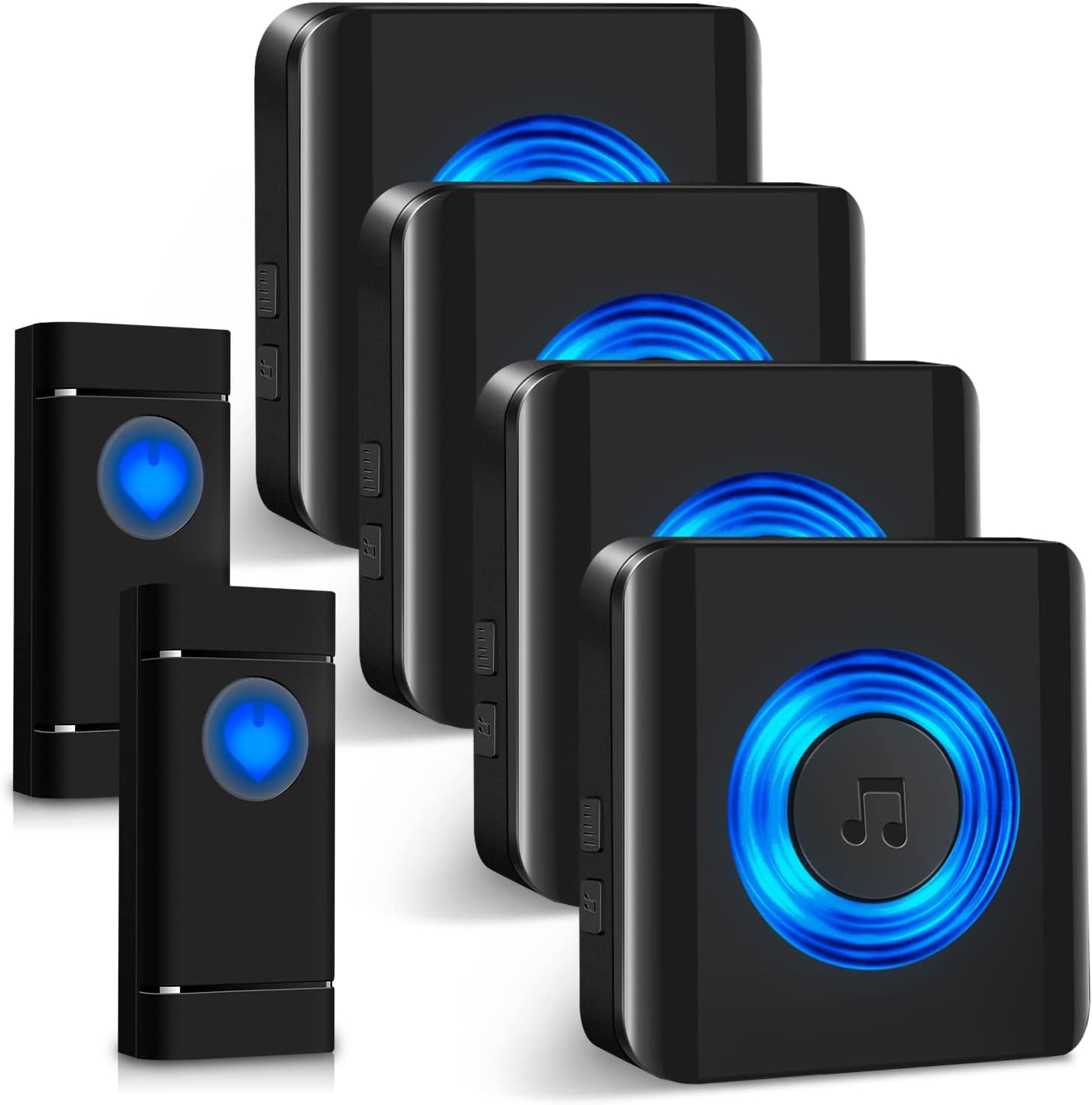 Satisure Campanello Senza Fili IP55, Portata 400m