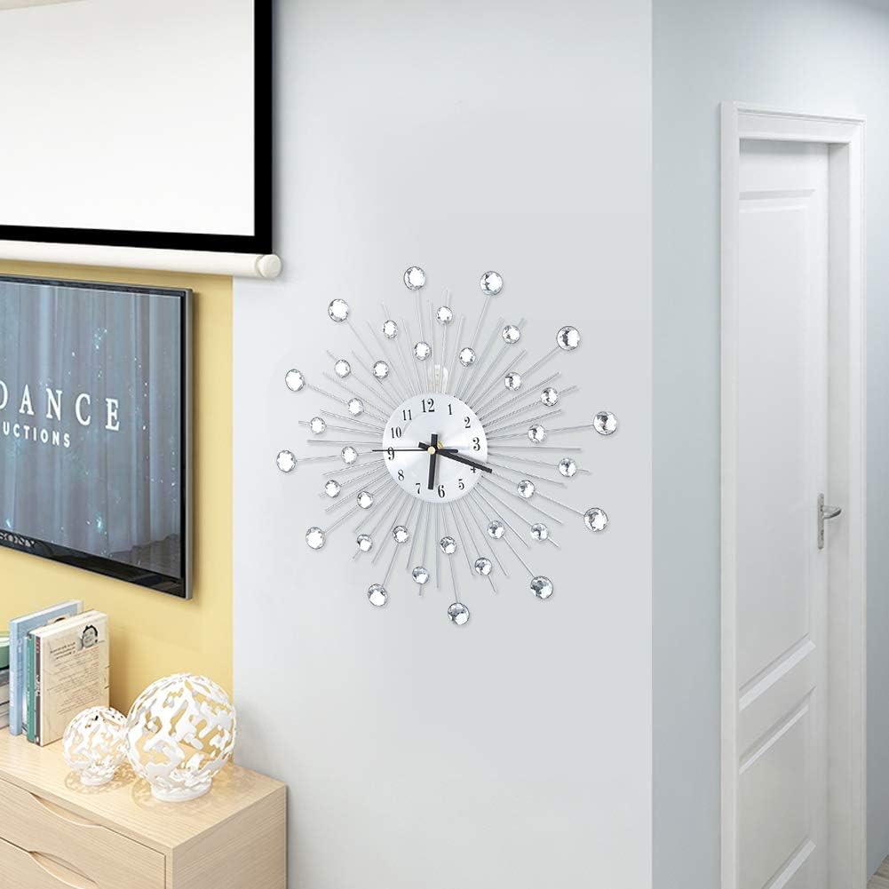 Cocoarm Orologio da Parete 3D Crystal Mute - immagine 5