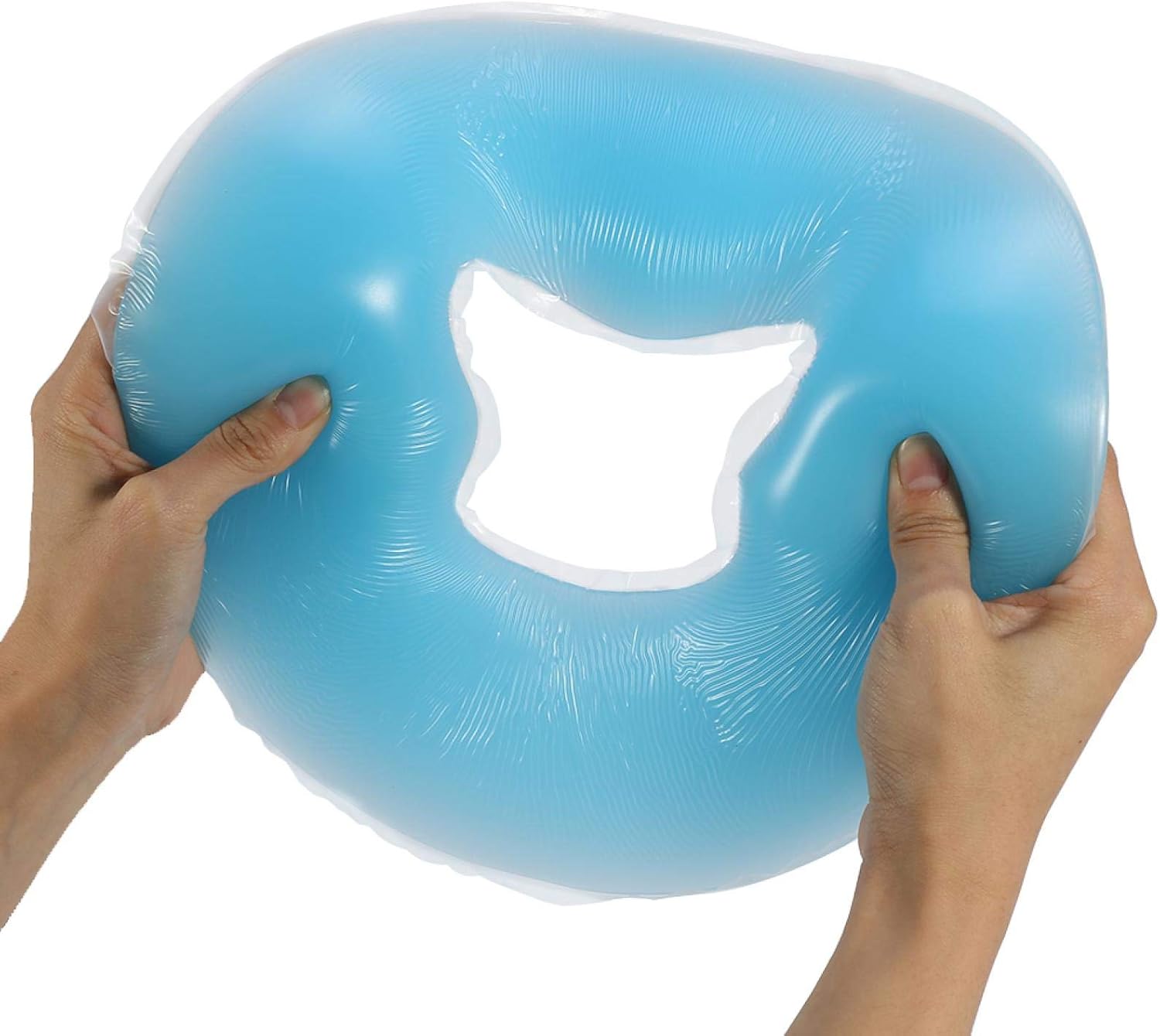 Cuscino per Sdraio Relax e Massaggio Viso - Blu - immagine 4