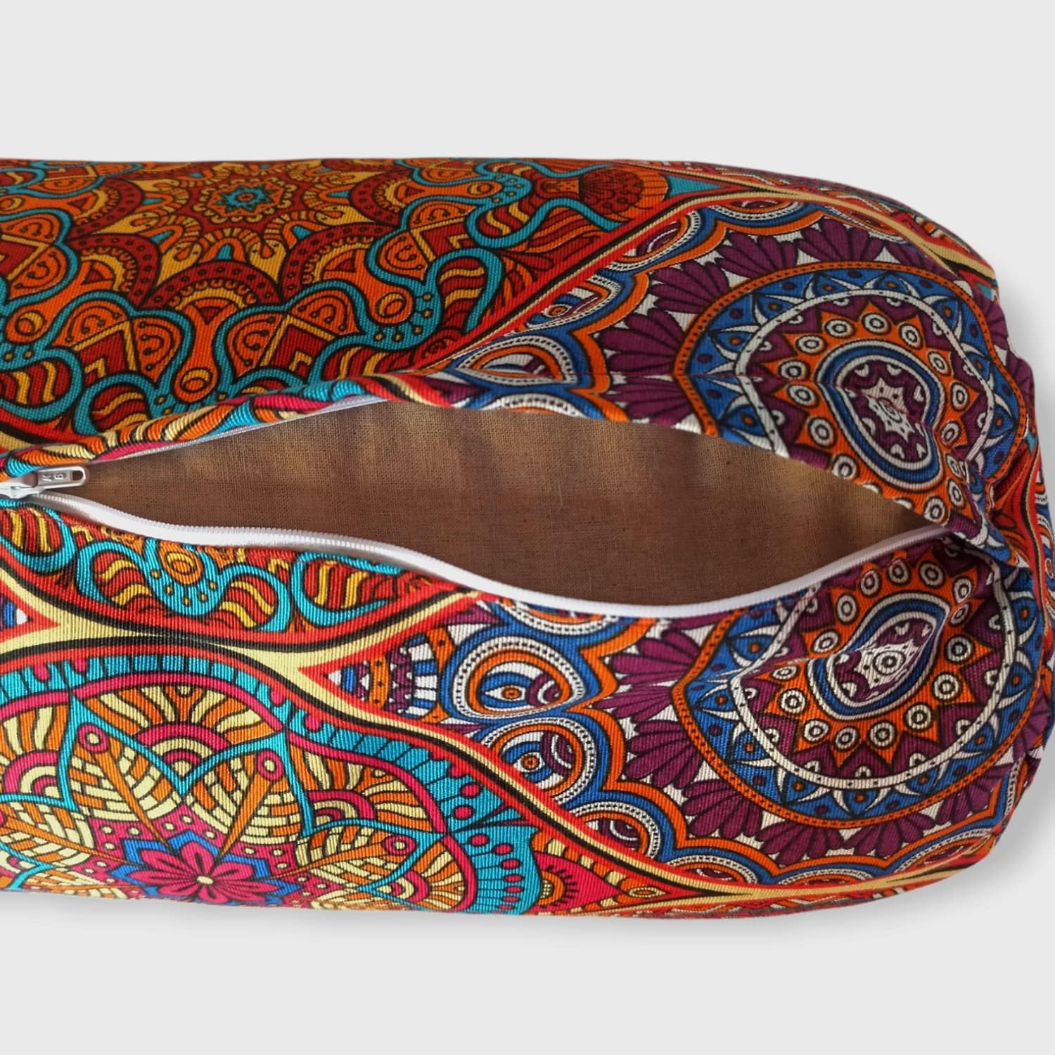 Bolster Cilindrico Yoga Mandala - Persia 62x20cm - immagine 5