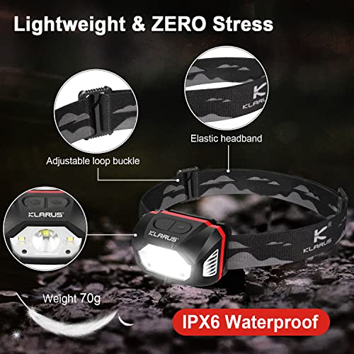 KLARUS HM1 Torcia Frontale Ricaricabile 440 lumen - immagine 4