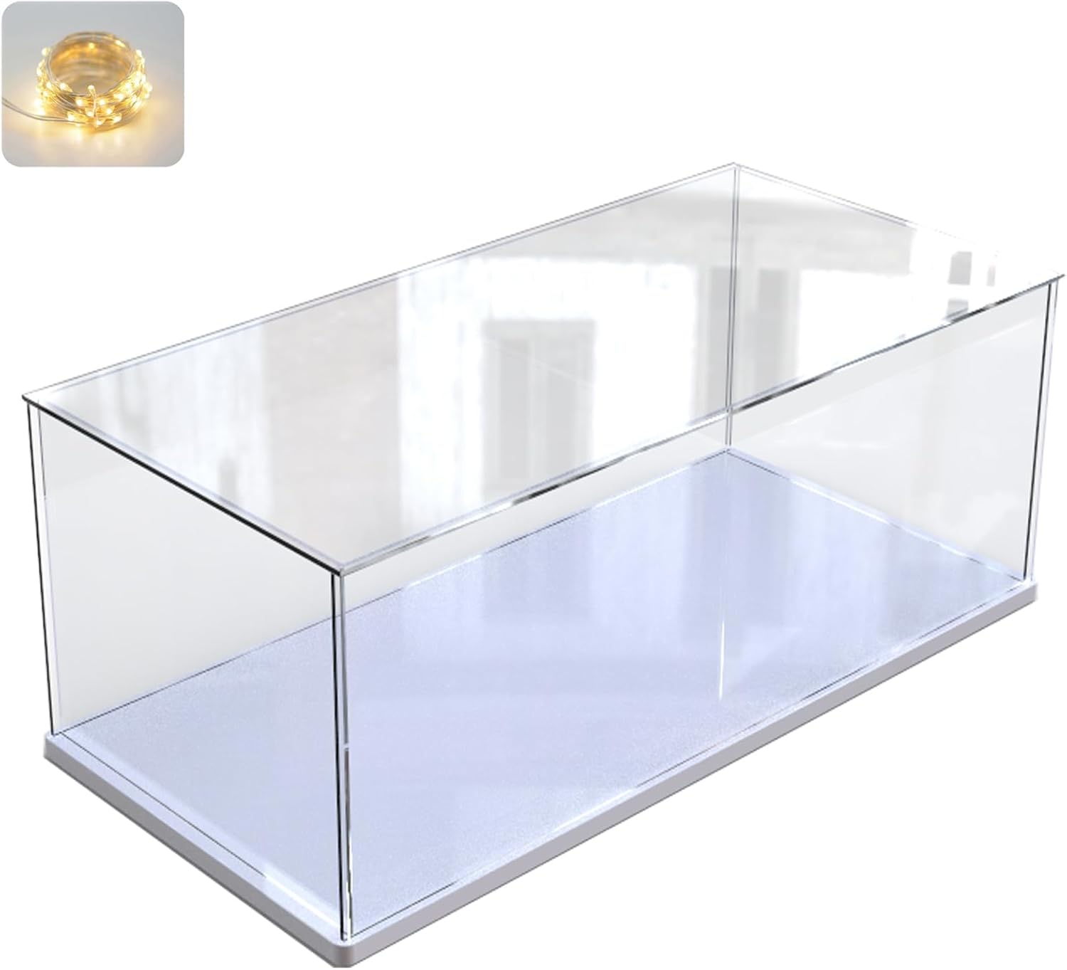 Vetrina Espositiva Plexiglass per Lego Collezionismo 50x20x20cm