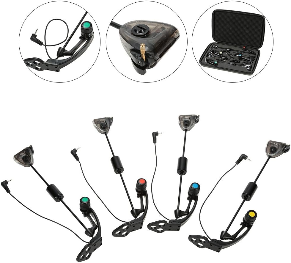 Lixada Swingers di Pesca Illuminati con Sensore LED (4 pezzi) - immagine 3
