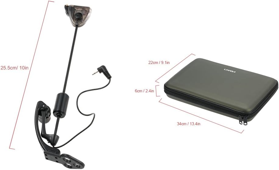 Lixada Swingers di Pesca Illuminati con Sensore LED (4 pezzi) - immagine 7