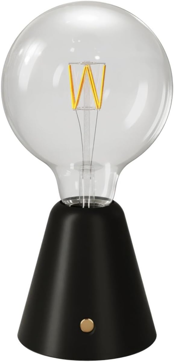 creative cables - Lampada Portatile Ricaricabile Cabless01, Nero