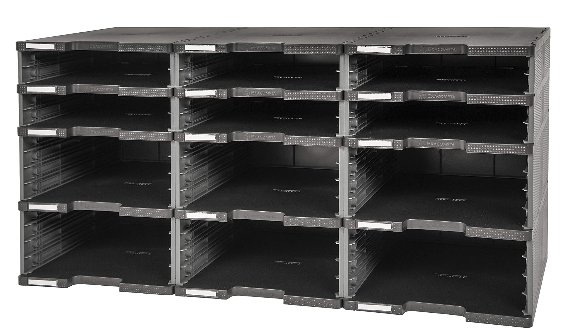 Exacompta 385714D MODULODOC 12 Casse Vuote ECOBLACK