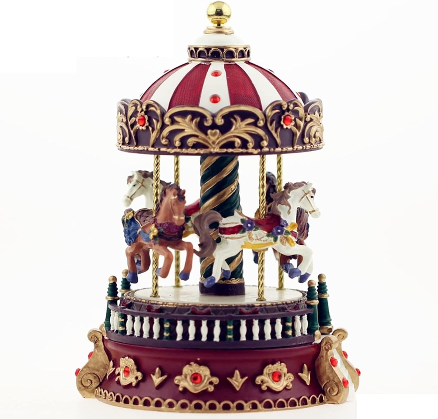 Docooler Mini Carosello Carillon Rosso - immagine 2