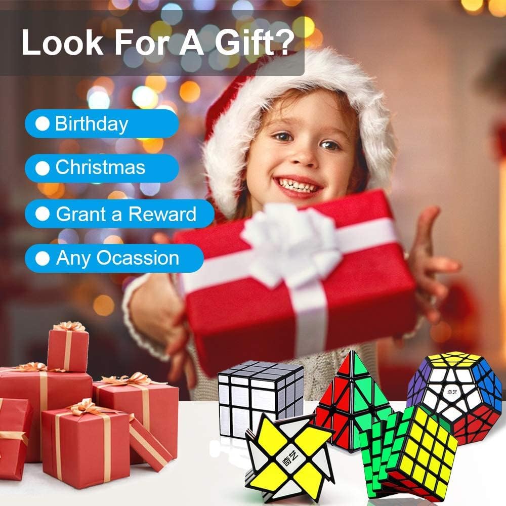 Roxenda Speed Cube Set - 7 Pack Puzzle Magico - immagine 8