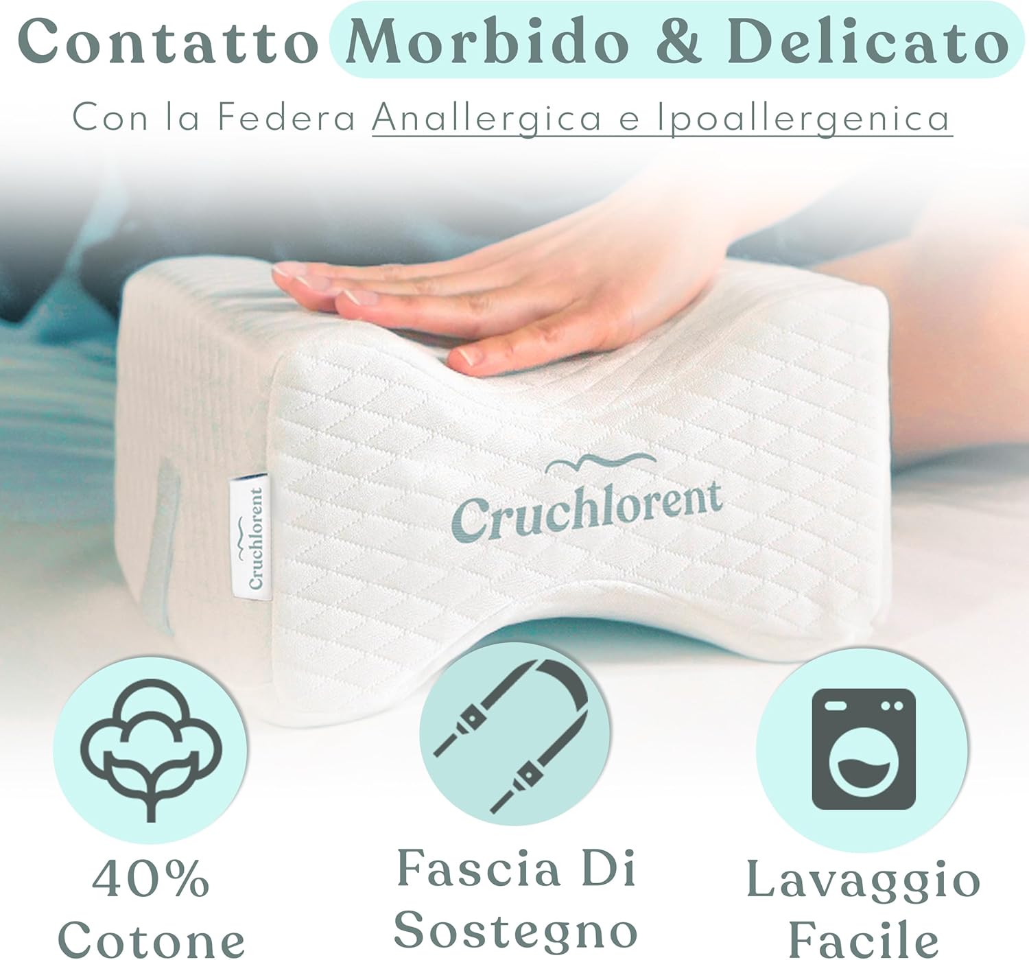 Lunar Grid Cuscino Ortopedico in Memory Foam - immagine 4