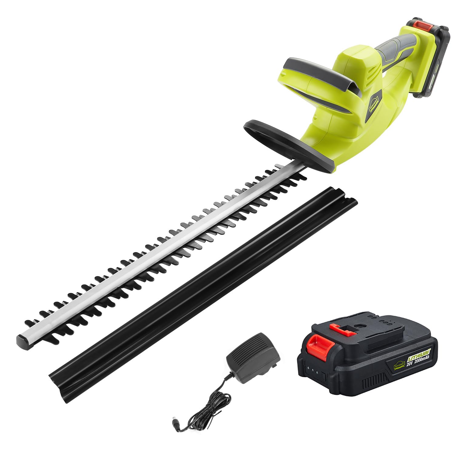 Dewinner Tagliasiepi Senza Fili 20V con Batteria 2.0Ah