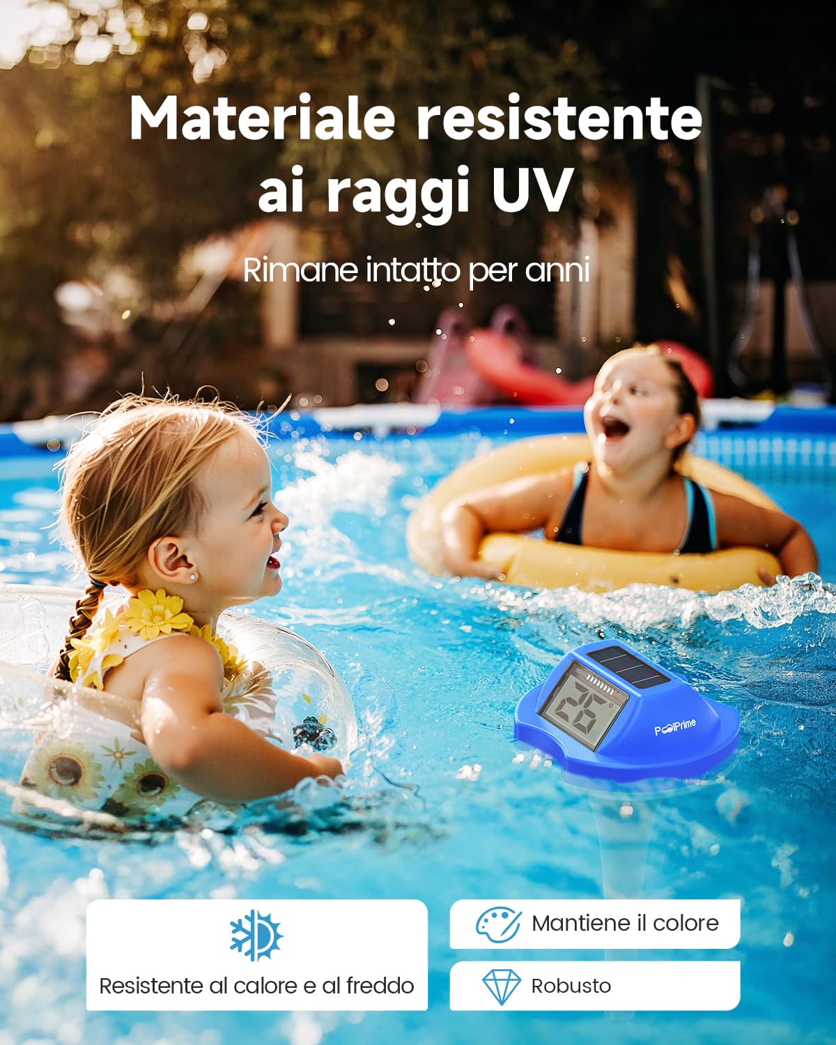 Poolprime Termometro Piscina a Doppio Schermo - immagine 7