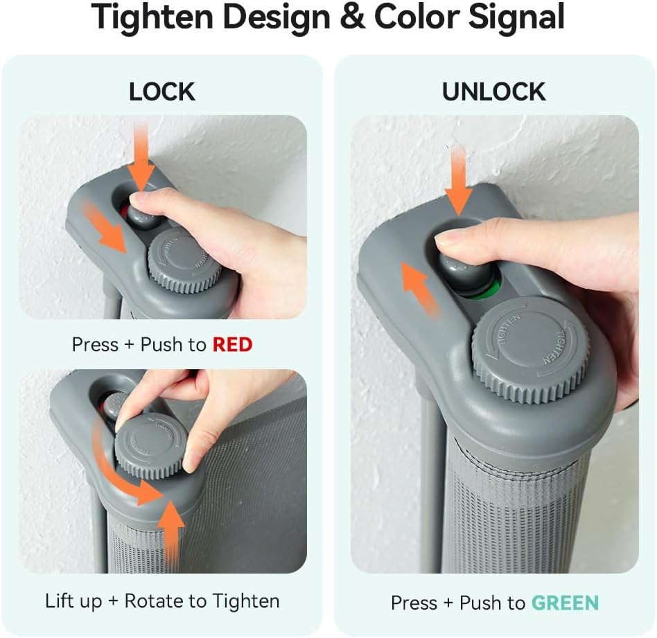 Comomy Cancelletto per Bambini Estensibile 0-300cm, Grigio - immagine 4