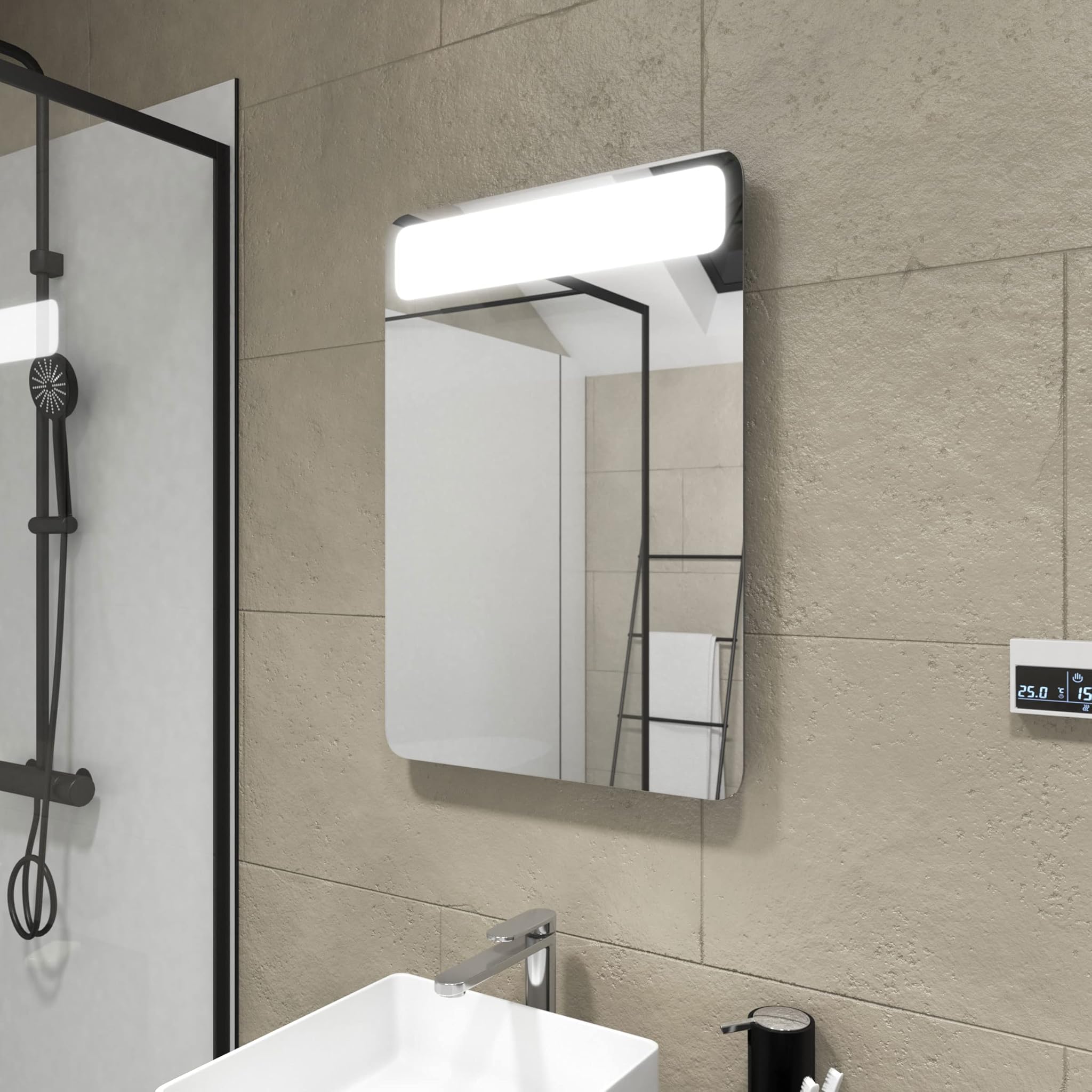 AURLANE LAV478 - Specchio per Bagno, Multicolore, Unico