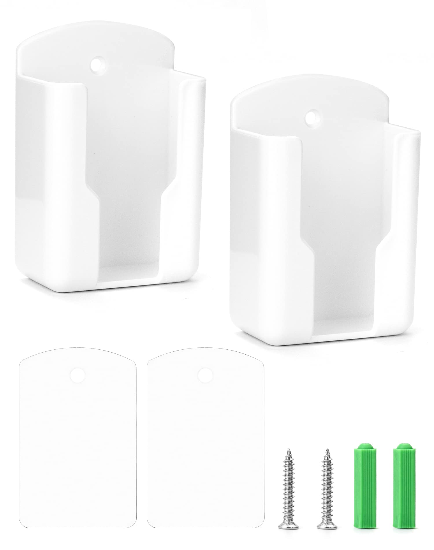 QWORK 2 Pezzi Porta Telecomando da Muro